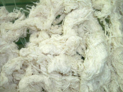 Cotton yarn waste (soft)